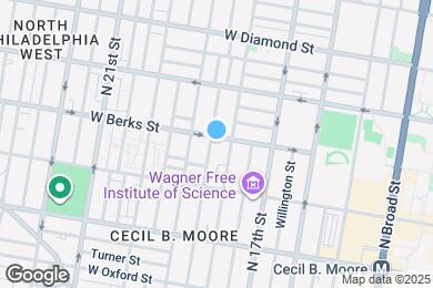 Map image of the property - 1804 W Berks St