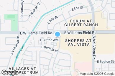 Map image of the property - 1356 E Clifton Ave