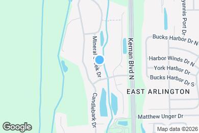 Map image of the property - 921 Mineral Creek Dr