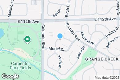 Map image of the property - 11091 Albion Dr