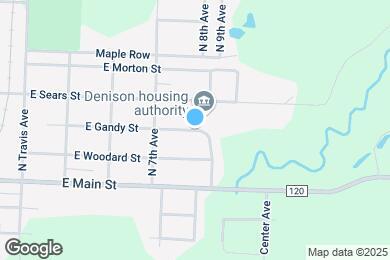 Map image of the property - 735 E Gandy St