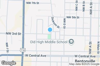 Map image of the property - 301 NW F St