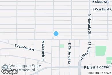 Map image of the property - 605 E Euclid Ave