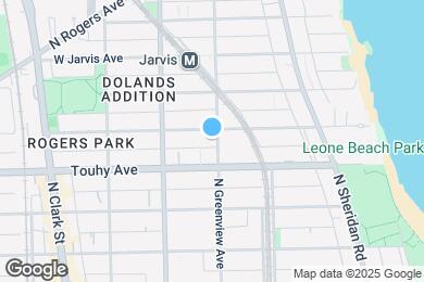 Map image of the property - 1501 W Chase Ave