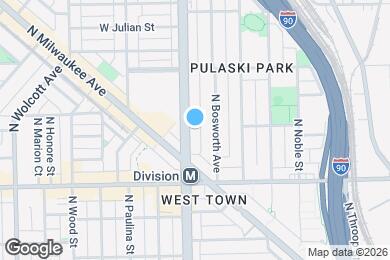 Map image of the property - 1257 N Ashland Ave