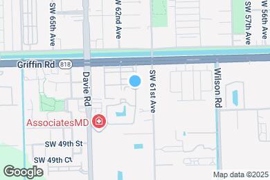Map image of the property - 4705 SW 62nd Ave