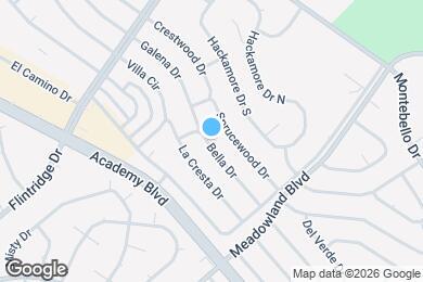 Map image of the property - 4711 Bella Dr