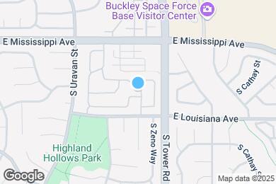 Map image of the property - 1243 S Zeno Way