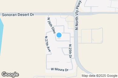 Map image of the property - 2604 W Balao Dr