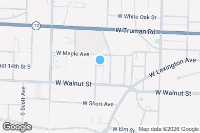 Map image of the property - 121 S Fuller St