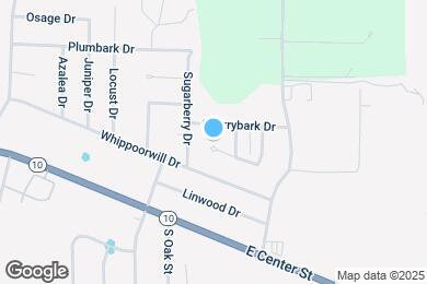 Map image of the property - 1805 Cherrybark Bend