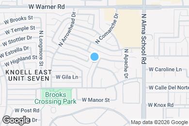 Map image of the property - 1706 N Comanche Dr