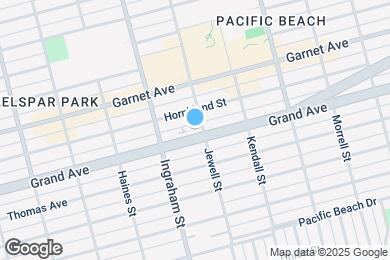 Map image of the property - 1668 Grand Ave