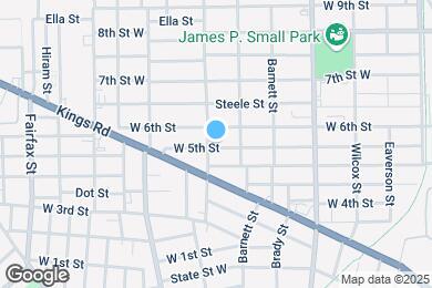 Map image of the property - 1491 W 5th St
