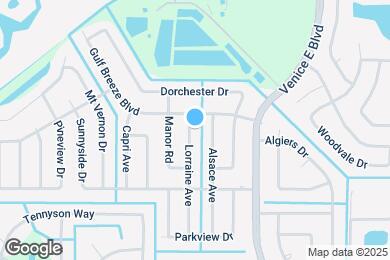 Map image of the property - 282 Lorraine Ave