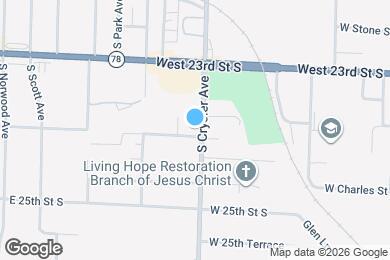 Map image of the property - 2356 S Crysler Ave