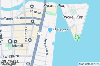 Map image of the property - 825 Brickell Bay Dr