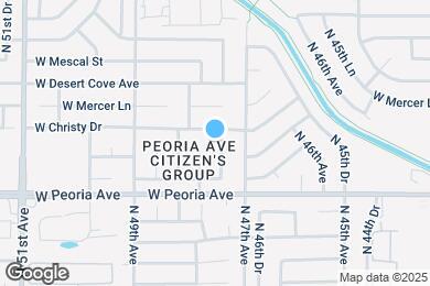 Map image of the property - 10642 N 47th Dr