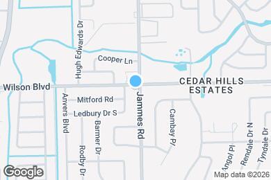 Map image of the property - 3606 Jammes Rd