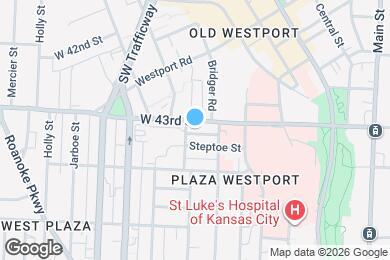 Map image of the property - 621 W 43rd St