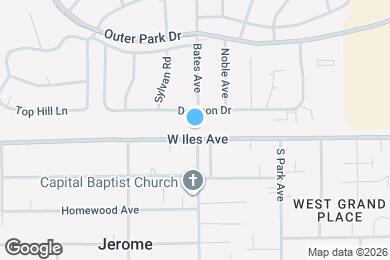 Map image of the property - 1501 W Iles Ave