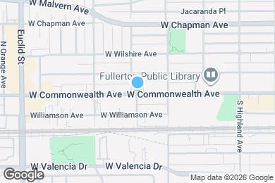 Map image of the property - 541 W Commonwealth Ave