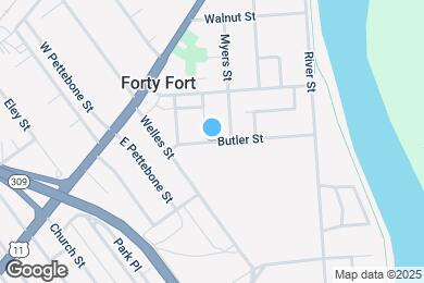 Map image of the property - 45 Butler St