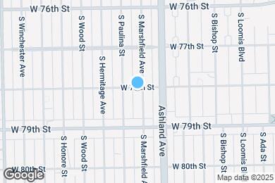 Map image of the property - 7800 S Marshfield Ave
