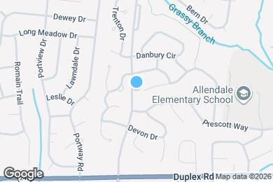 Map image of the property - 2320 Hayward Ln