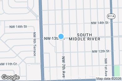 Map image of the property - 1241 NW 7th Ave