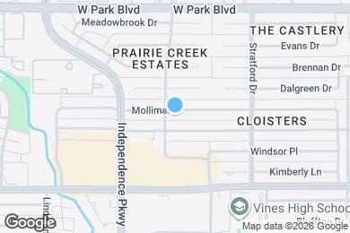 Map image of the property - 2724 Mollimar Dr