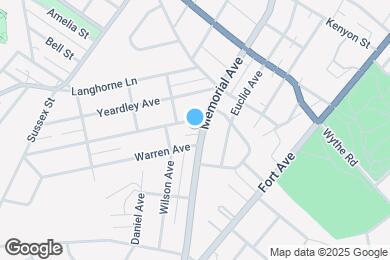 Map image of the property - 3203 Memorial Ave