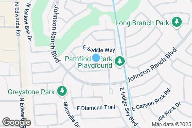 Map image of the property - 321 E Mule Train Trail
