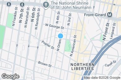 Map image of the property - 951 N Orianna St