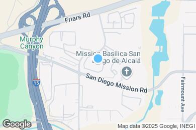 Map image of the property - 6131 Rancho Mission Rd