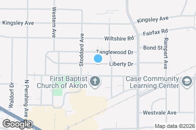 Map image of the property - 1700 Liberty Dr