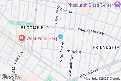 Map image of the property - 342 S Pacific Ave
