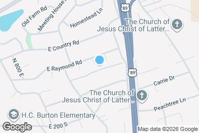 Map image of the property - 1168 E Raymond Rd