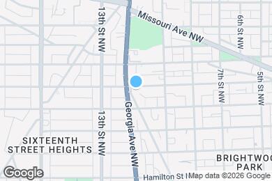 Map image of the property - 5551 Illinois Ave NW