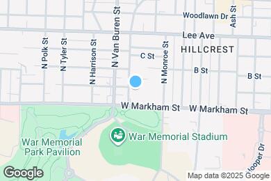 Map image of the property - 121 N Jackson St
