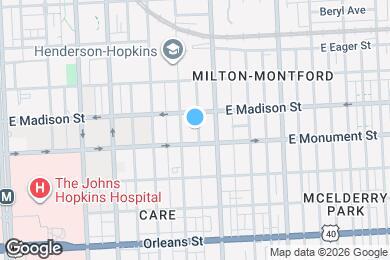 Map image of the property - 708 N Madeira St