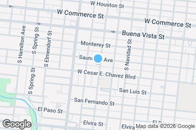 Map image of the property - 403 S Calaveras St