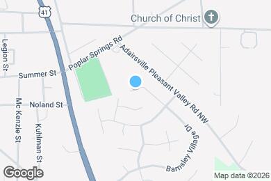 Map image of the property - 157 Vlg Grn Dr NW