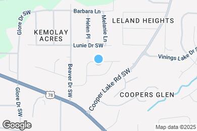 Map image of the property - 219 Palms Ln SW