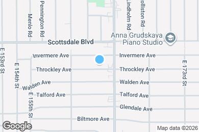 Map image of the property - 16317 Throckley Ave