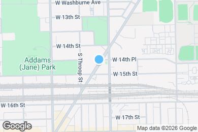 Map image of the property - 1463 S Blue Island Ave