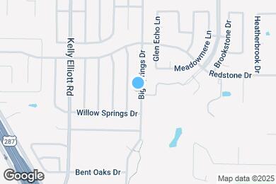 Map image of the property - 6406 Big Springs Dr