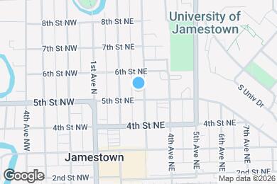 Map image of the property - 505 3rd Ave NE