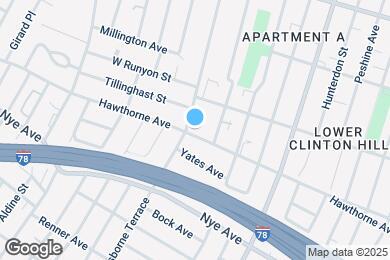 Map image of the property - 295 Hawthorne Ave