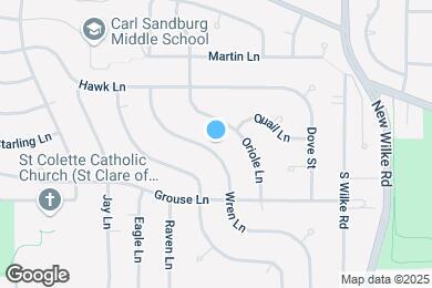 Map image of the property - 3712 Wren Ln